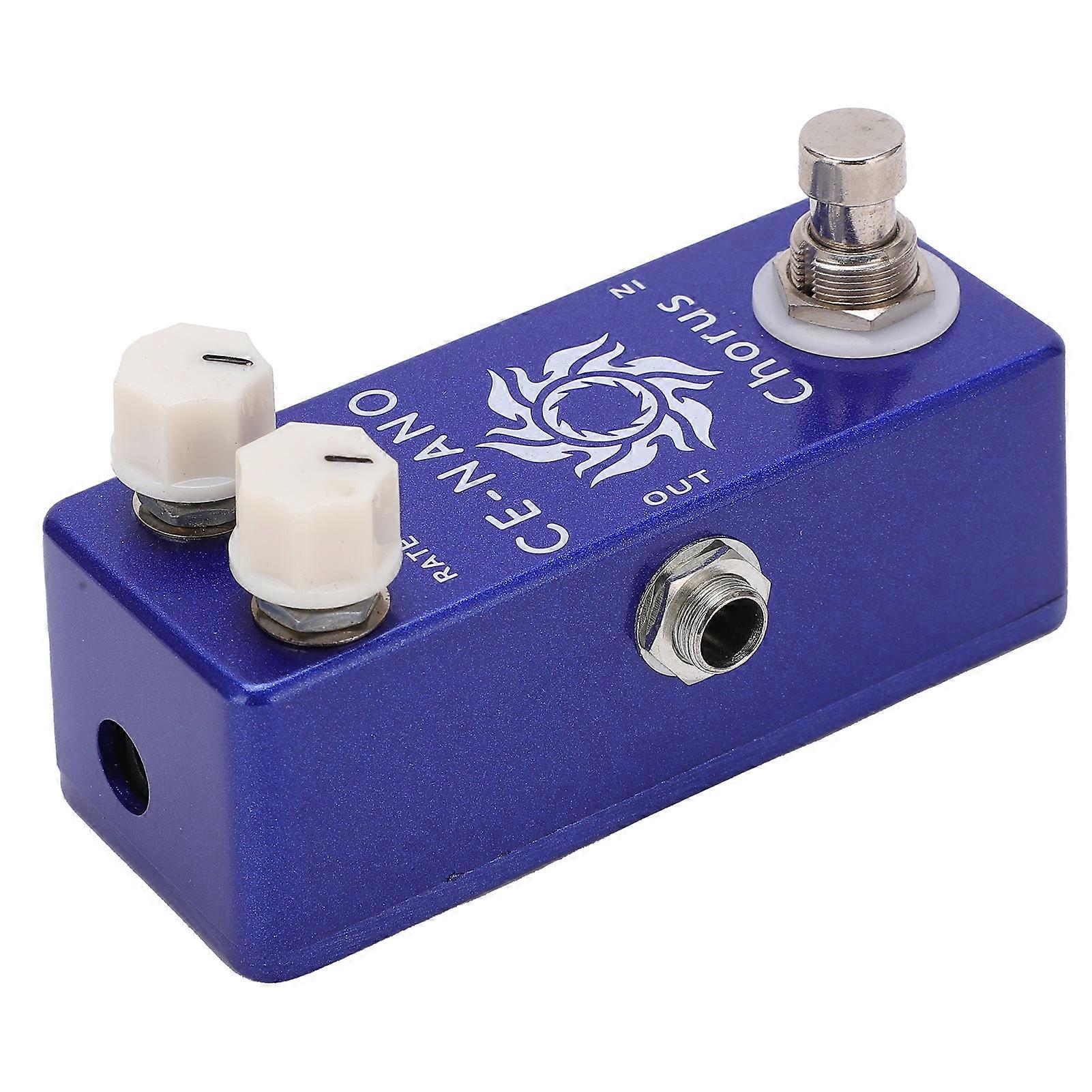 Analog Chorus Effect Metal Adjustable Electric Guitar Accessories with True Bypass Pedal