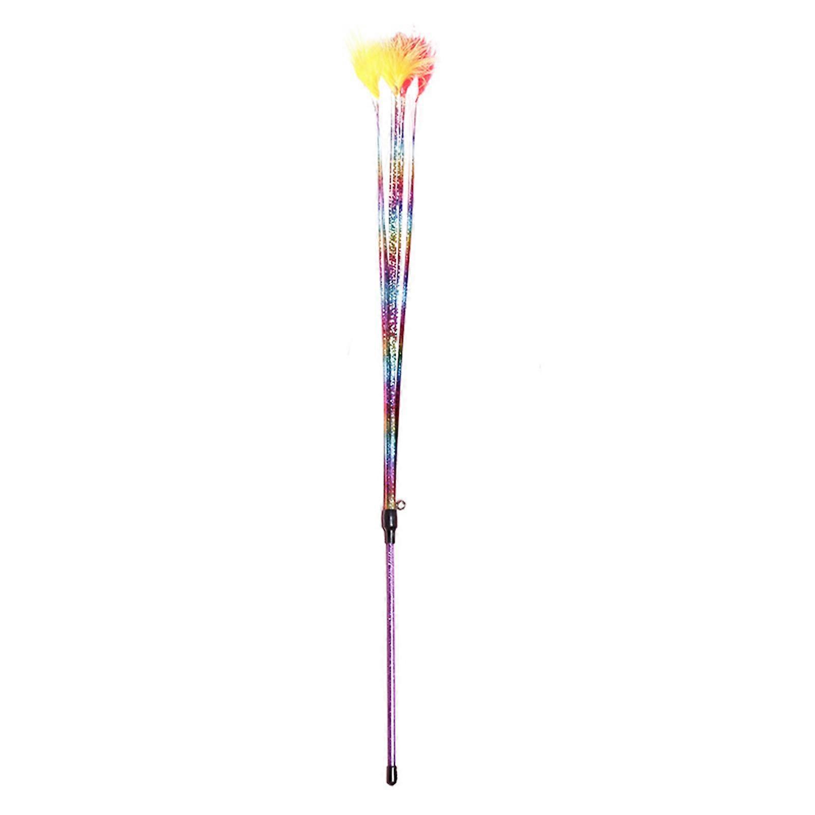 Cat Teaser Sturdy Creative Colorful Funny Cat Stick for Kitty