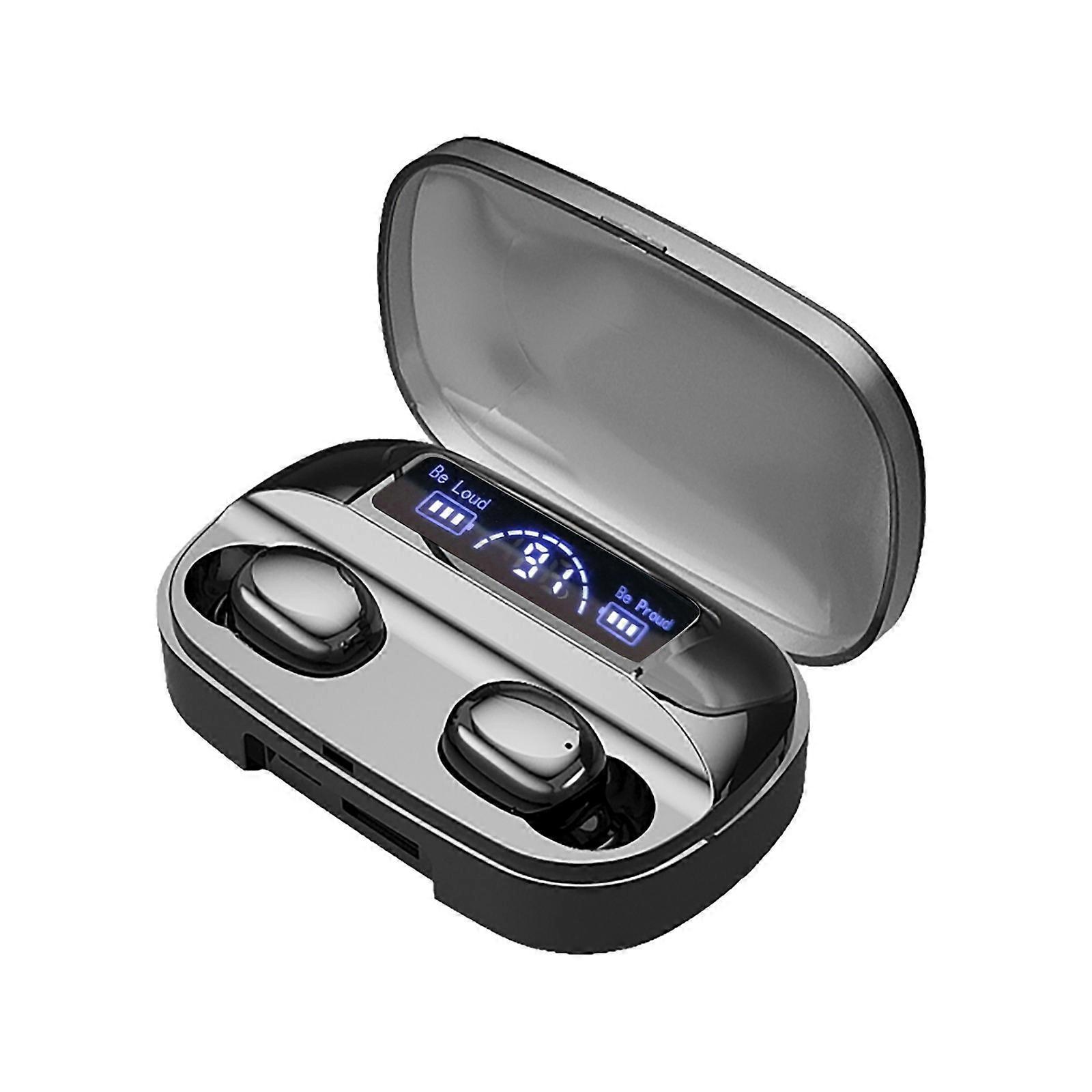 Digital Display Touch-Control Wireless Bluetooth Earphones TWS-Headphones Earbuds Headset 1200mAh Charging Bin Long Endurance Of 3 Days Play-time
