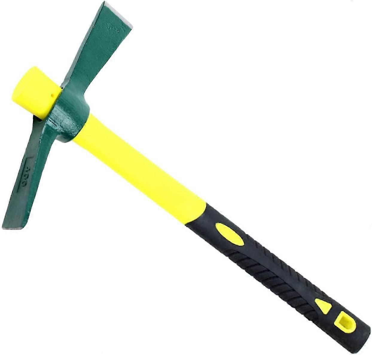 Mattock Hoe Micro Pickaxe Ax Tool Gardening Weeding Mini Pickaxe Steel Fiberglass Handle Tree Pickaxe Pickaxe Garden Farm Tool 38.5 * 22.5 Cm