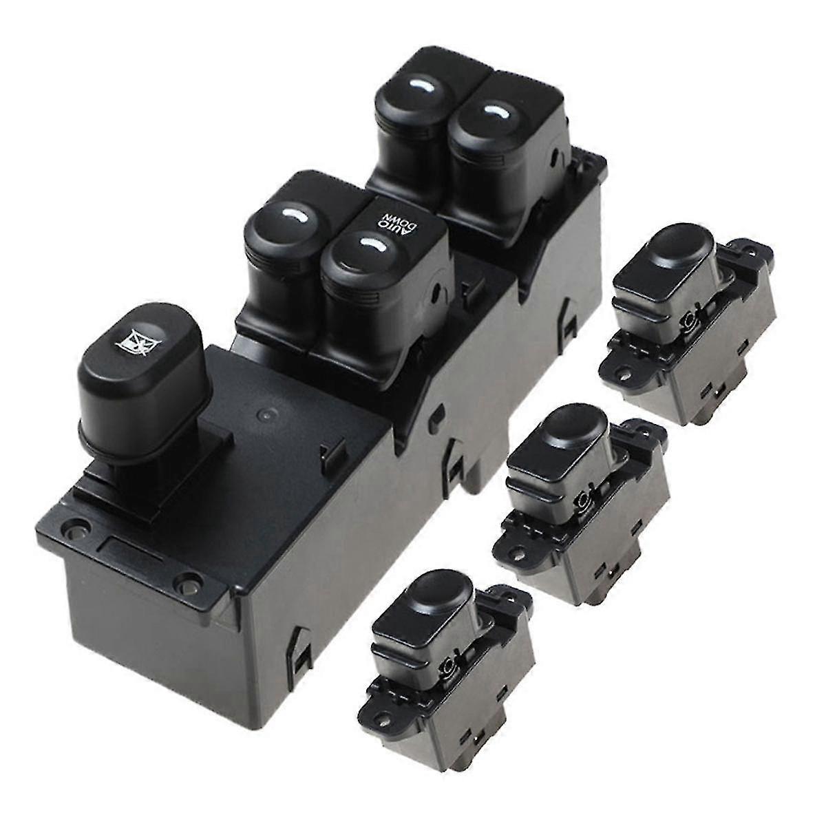 Front Left Passenger Electrical Window Control Switch For 2012-2017 Accent 93570-1r101 93580-1r000