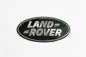 Green/chrome Land Rover Front Grill Bonnet Badge Emblem Bonnet Rear Boot Tailgate Badge(45x85 Mm)