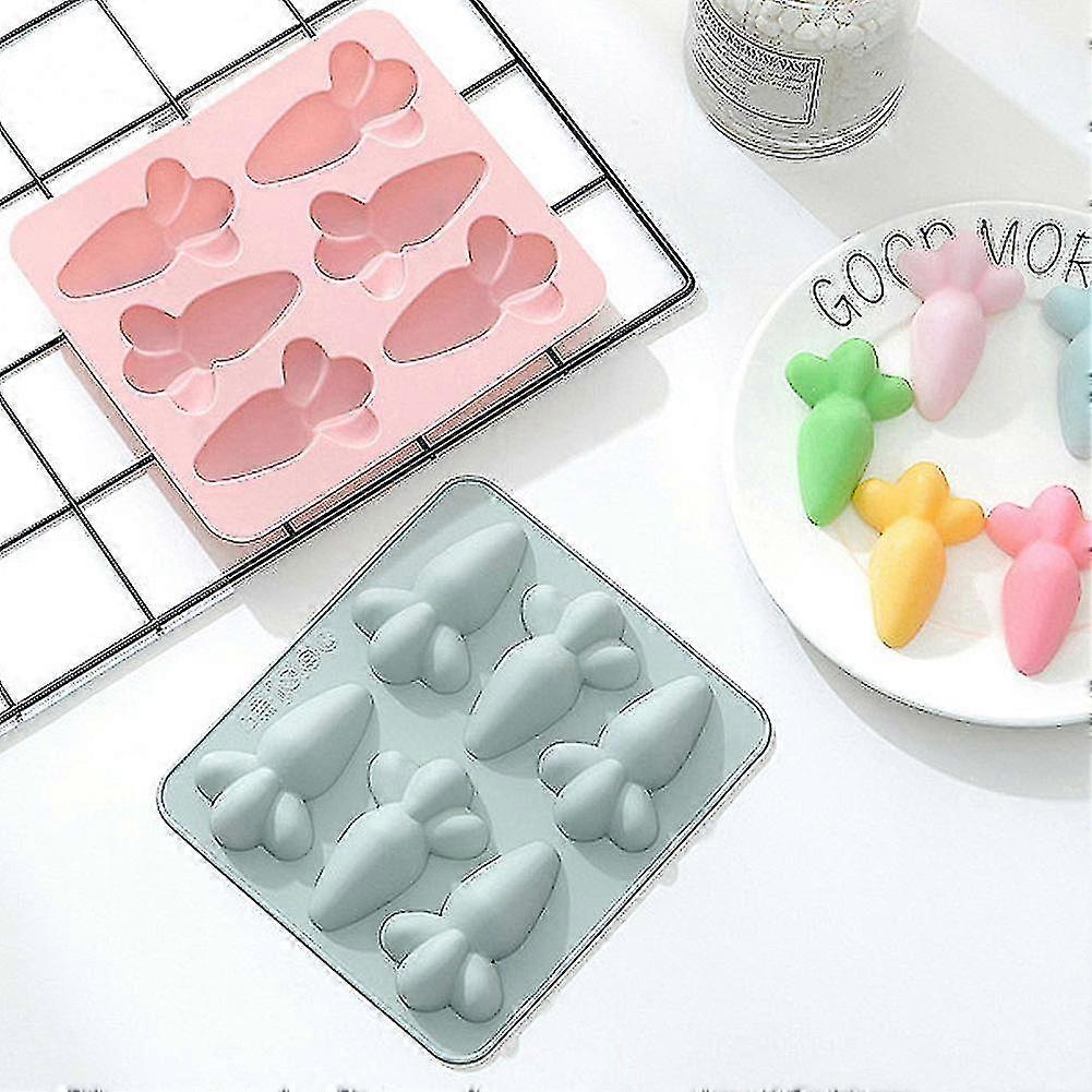 2pcs Carrot Chocolate Molds