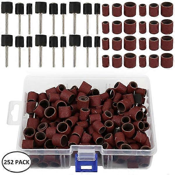 252X Drum Sanding Kit for Nail Drill Bits Accessories Dremel Rotary Tool