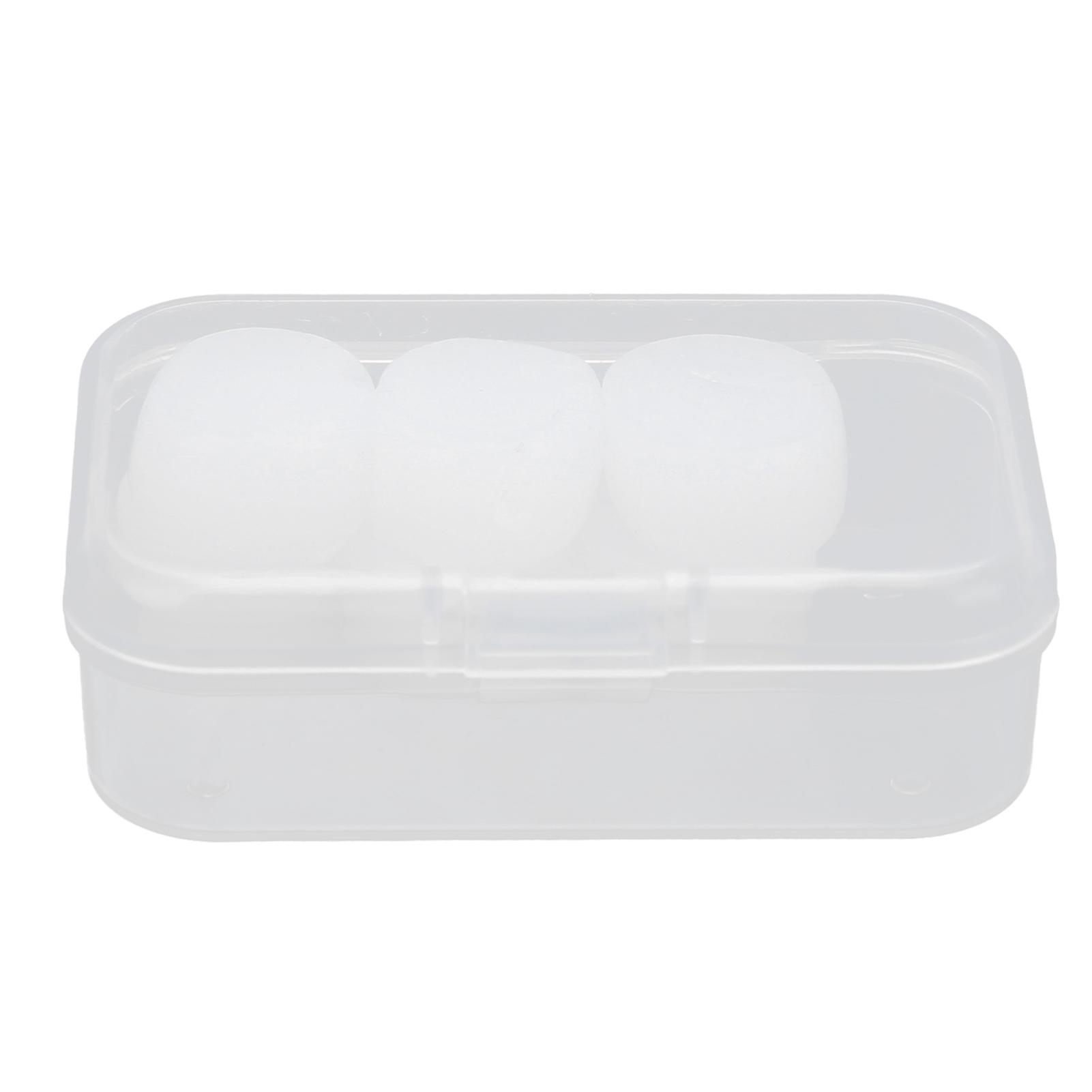 3 Pairs Silicone Ear Plugs 24dB Noise Reduction Soft Earplugs Hearing Protect for Sturdy Swimming Sleeping