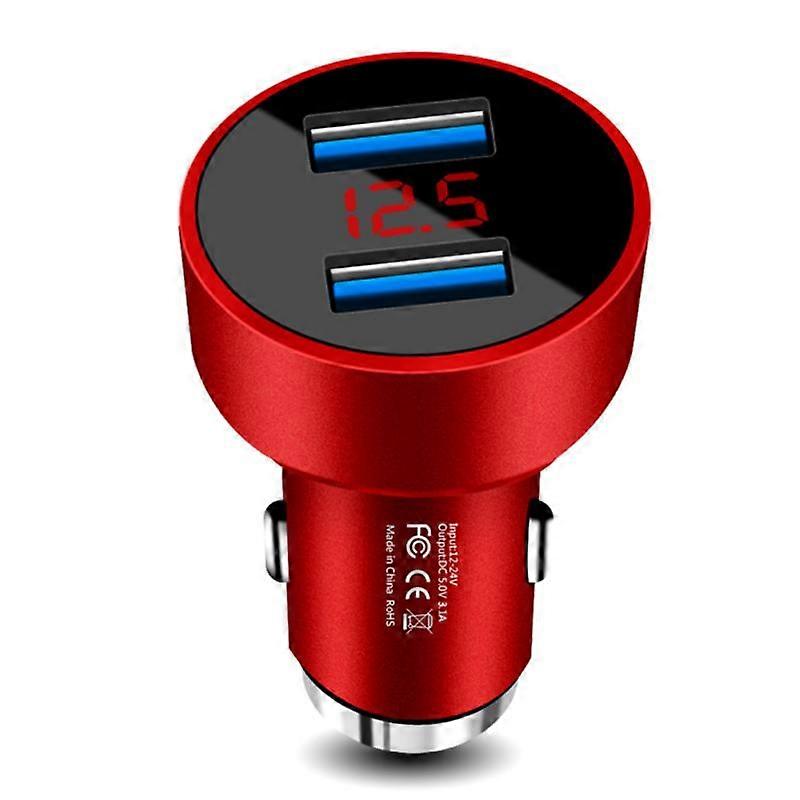 Multi-function Car Charger Dual Usb Qc 3.0 Universal Cigarette Lighter