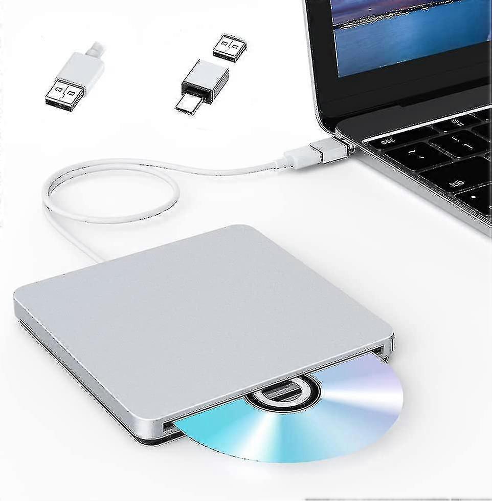 External Dvd Drive, Versiontech.usb Type-c Cd Burner Dvd +/-rw Drive