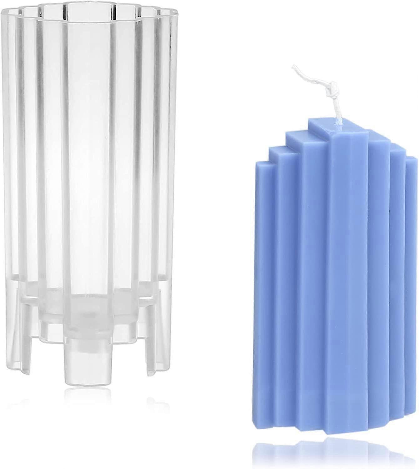 Candle Molds Durable Plastic Iceberg Candle Molds For Making Candles Classic Soap Mold