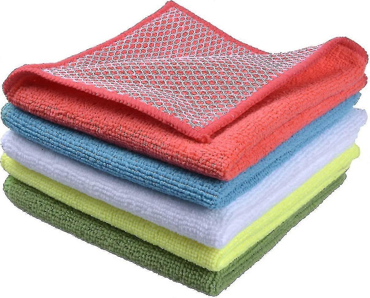 Microfiber Dishwashing Cloths, Kitchen Dish Cleaning Cloth,dual-purpose