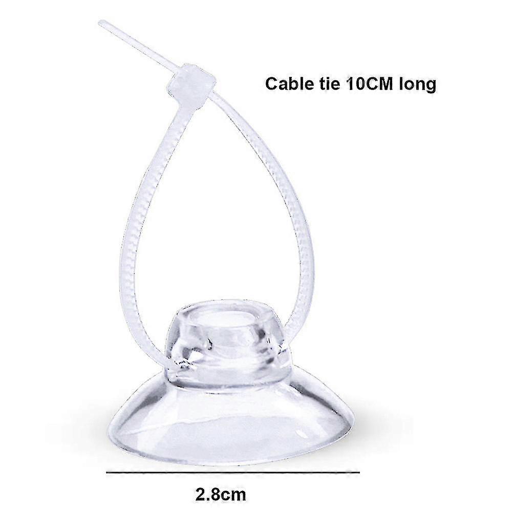 20pcs Aquarium Suction Cups Suction Hooks With Detachable Hooks