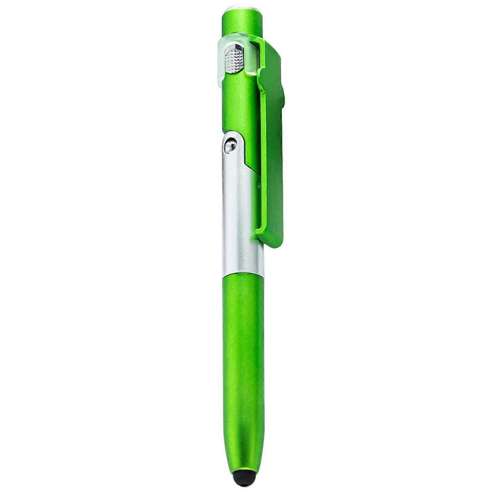 4-in-1 Ballpoint Pen with Stylus LED Light Phone Stand Smooth Writing Easy to Hold Ergonomic Ballpoint Pen