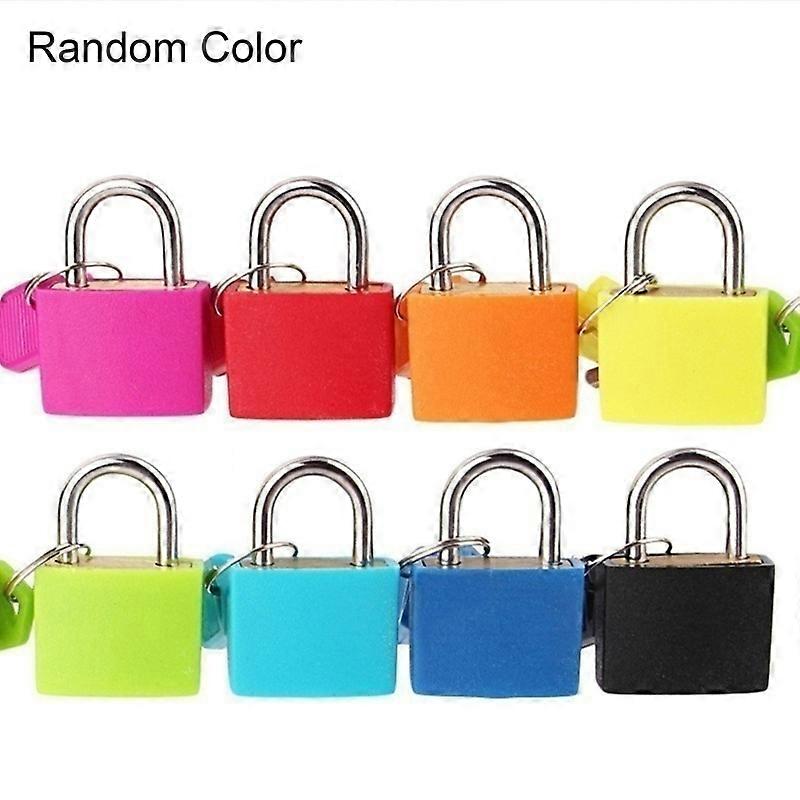 Mini Padlock Students Bag Travel Luggage Suitcase Drawer Locks with 2Pcs Keys KAESI