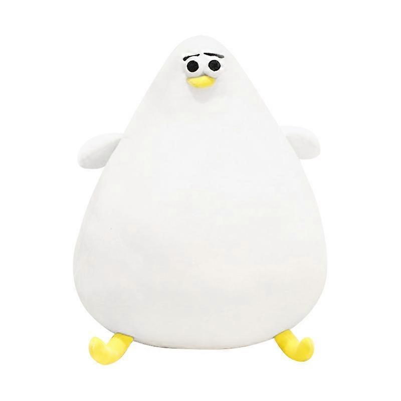 Plush Doll Zipper Design Parent-children Interaction Elastic Kids Seagull Plush Toy for Entertainment KAESI