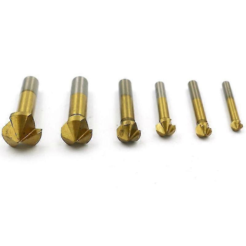 3 Flute 90 Degree Conical End Mill Titanium Coated