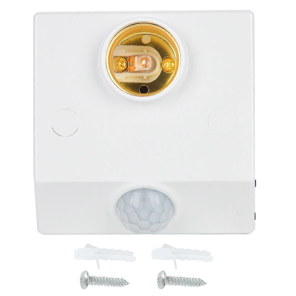 Infrared Sensor Motion Switch Adjustable E27 Light Socket for LED Bulb Appliances