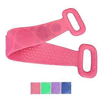 Silicone Body Back Scrubber for Shower, Silicone Bath Body Brush, Easy to Clean, Lathers Well