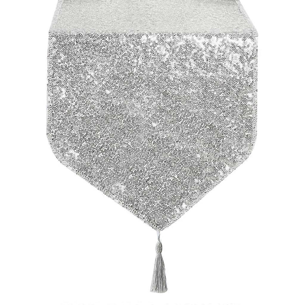 Sequin Table Runner for Rectangle/Round Table Dining Party Glitter Decoration