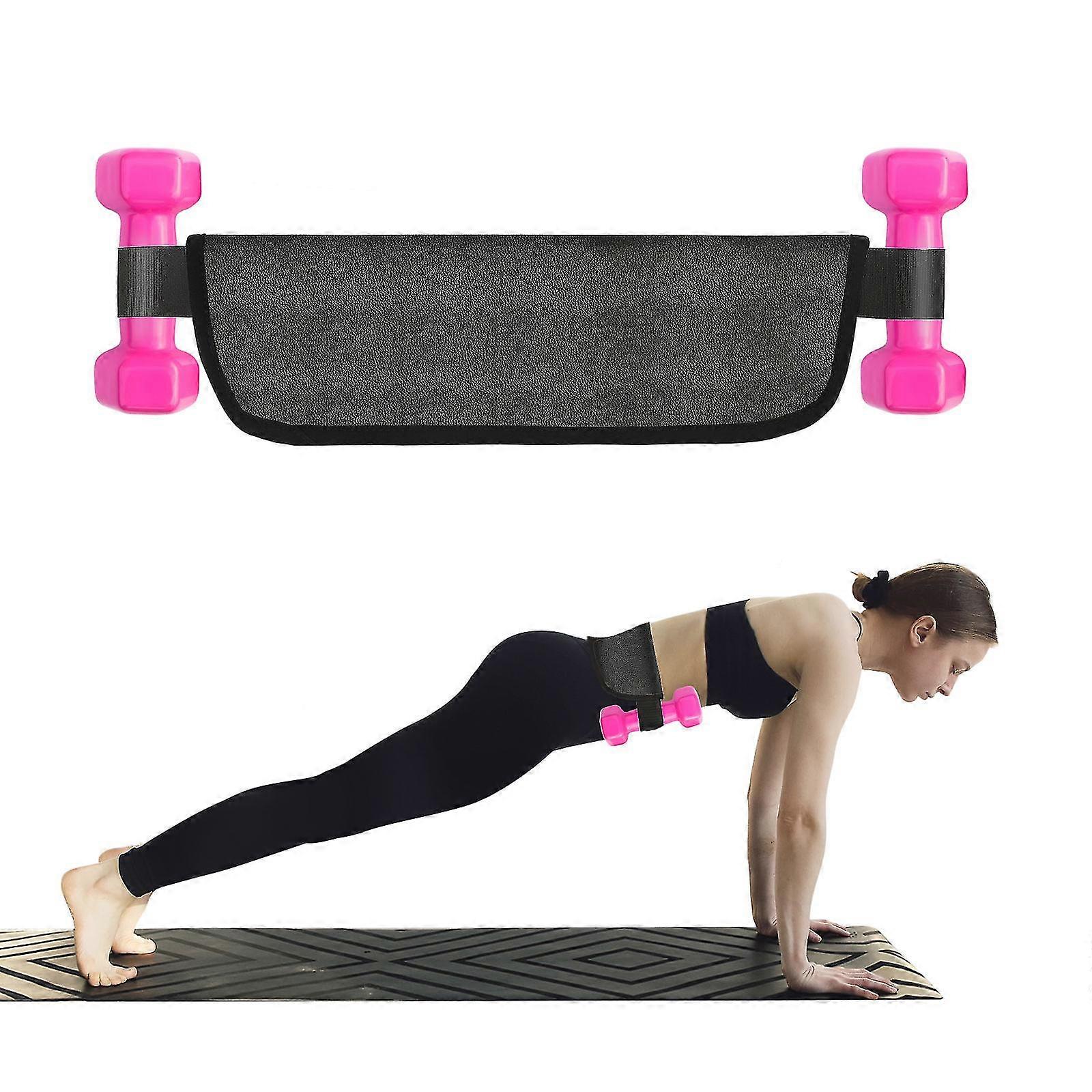Hip Thrust Belt Booty Pad Glute Bridge Butt Lunges Squat Reverse For Dumbbells