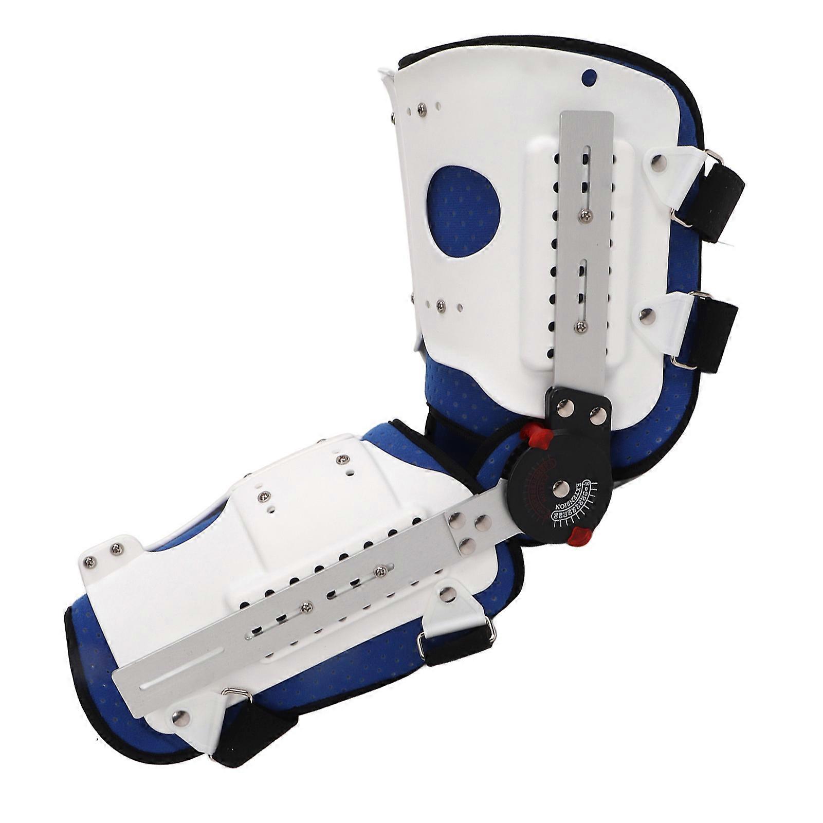 Hinged Knee Brace Universal Adjustable Knee Orthosis Support Joint Stabilizer for Postoperation