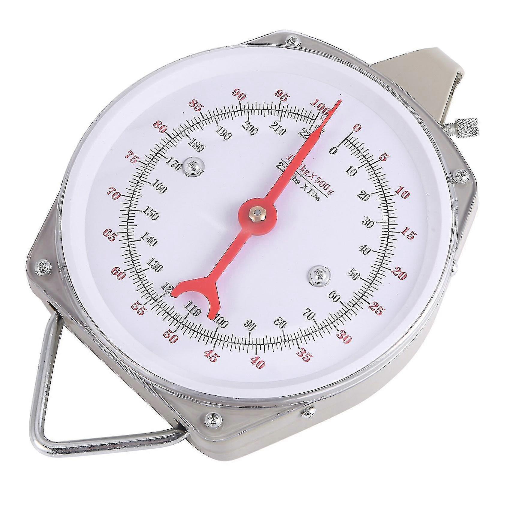 100kg Lbs Hanging Scale Alloy Mechanical Hanging Scales With 2 Hook ...