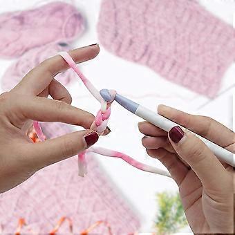 Gosknor Lot de 5 grands crochets en plastique de 8 mm, 10 mm, 12 mm, 15 mm, 20 mm pour fil épais, poignée ergonomique, outils de tissage pour tricot, couvertures, châles et tapis Gosknor Lot de 5 grands crochets en plastique de 8 mm, 10 mm, 12 mm, 15 mm, 20 mm pour fil épais, poignée ergonomique, outils de tissage pour tricot, couvertures, châles et tapis