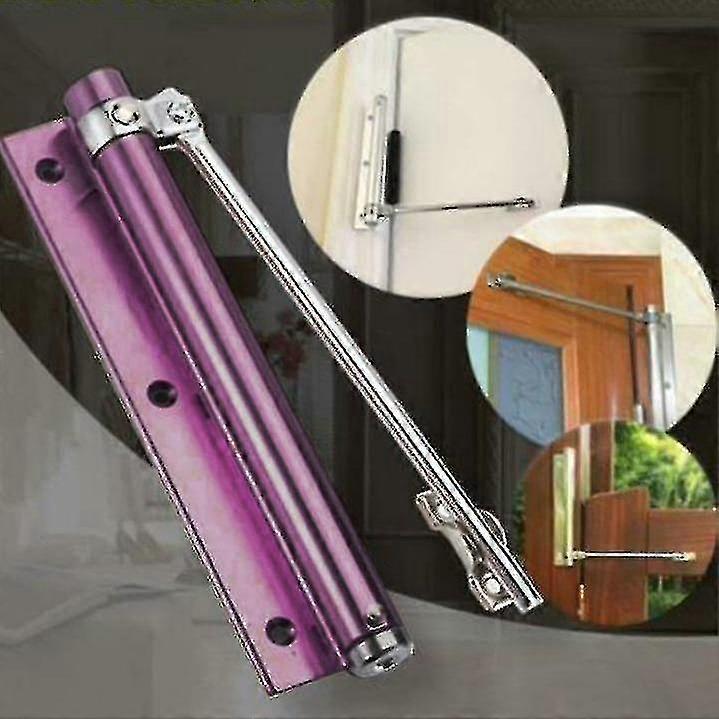 Single Spring Strength Adjustable Stainless Steel Automatic Door Closer