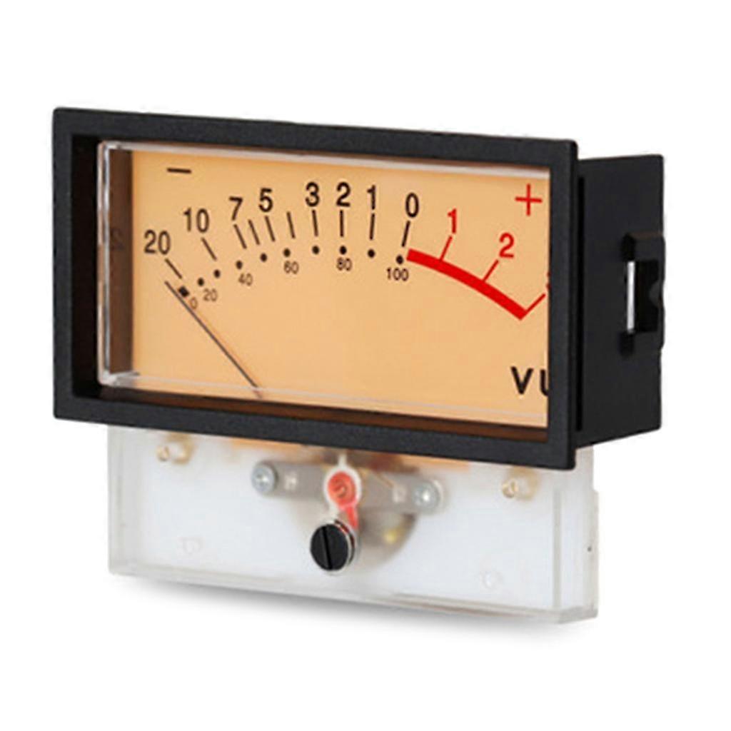 Power Amplifier Panel Dual Analog Vu Meter Audio Level Db Meter