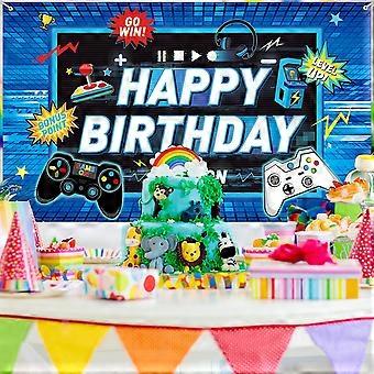 Lot De 100 Serviettes De Table Jeu Vidéo - Vert - 33x33 Cm - Pour Fête Anniversaire Gamer
