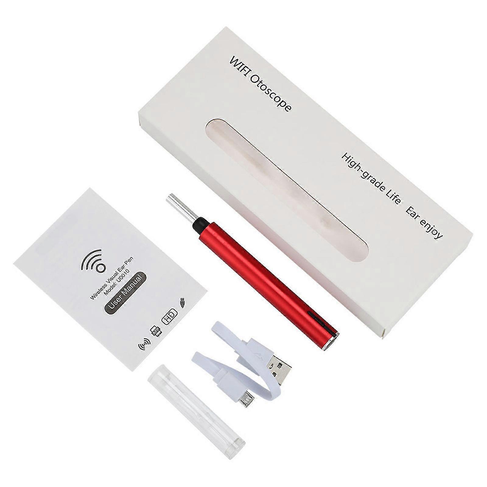 5.5mm Wifi Otoscope Ear Cleaner Camera Wireless Ear Wax Removal Tool With Led