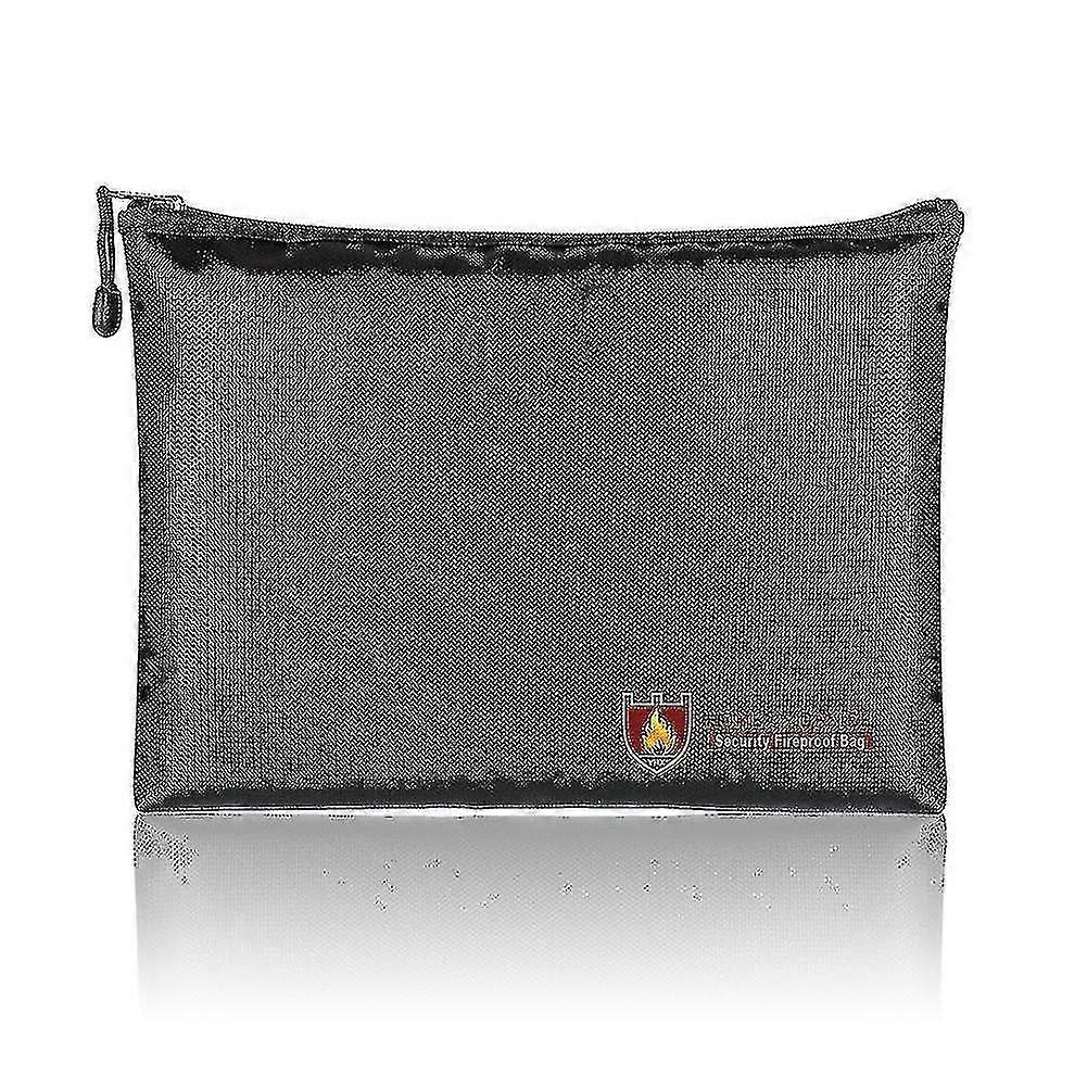 Fireproof Document Bag Cash Box Waterproof 27*17cm Laptop