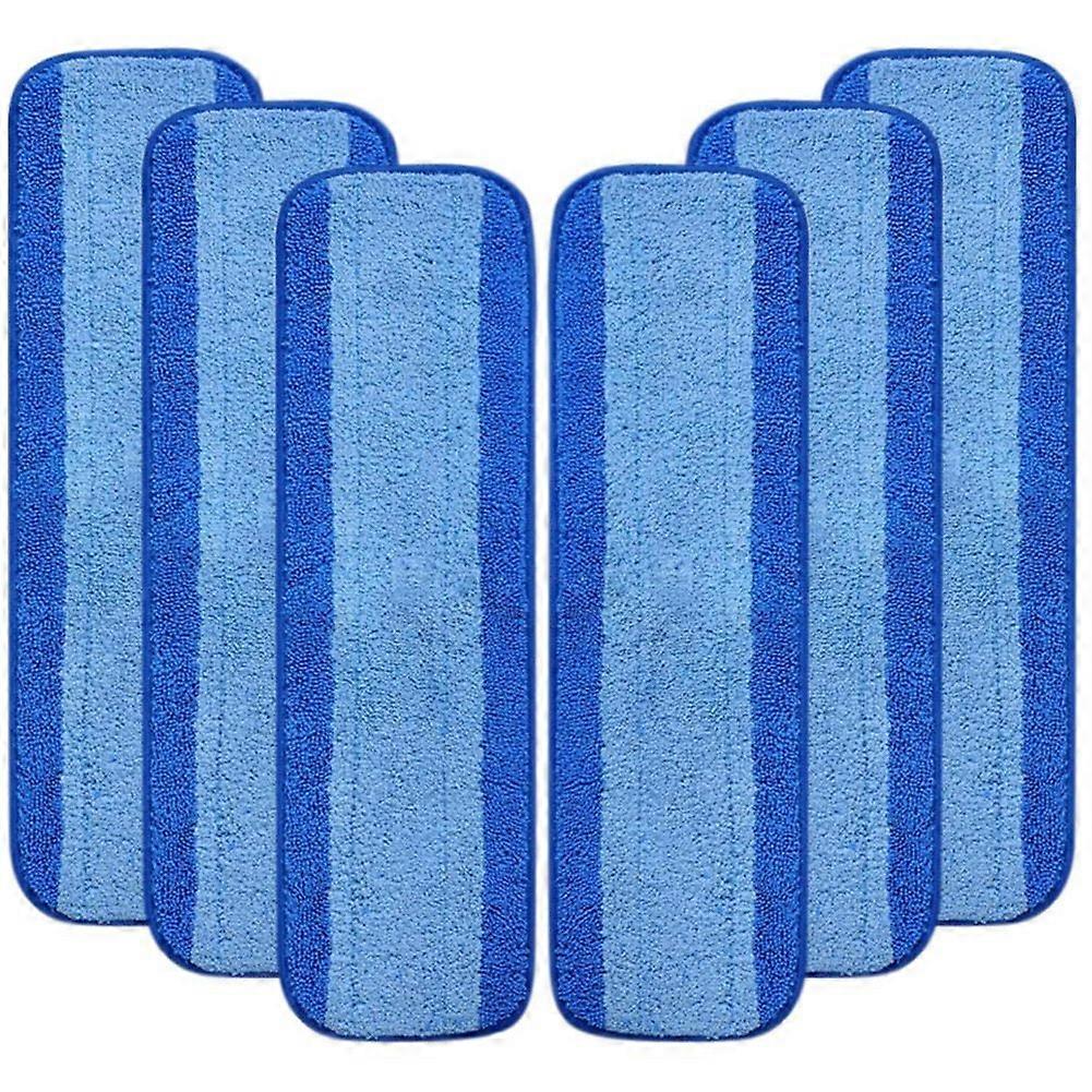 6 Pack Microfiber Cleaning Pads for Premium Spray Mop