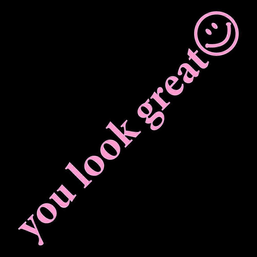 You Look Great Text Design PVC Car Stickers and Decals Car Mirror Decorate Accessories Stickers Waterproof and Sun-resistant