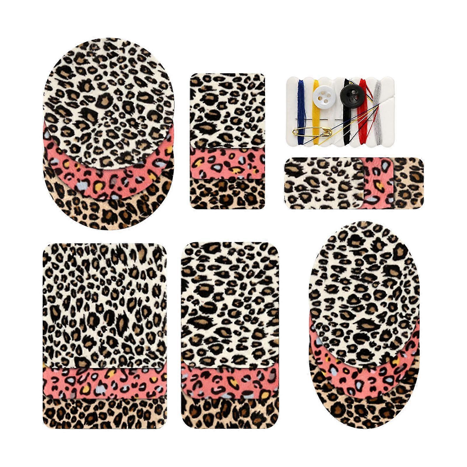 Lroning Patch Sticker Random Cut Knee Repair Patch Sticker Round Denim Sticker