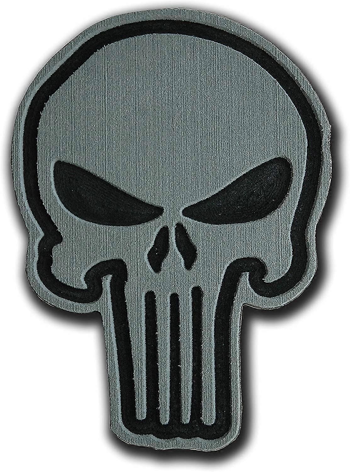 snowboard stomp pad - skull p gray