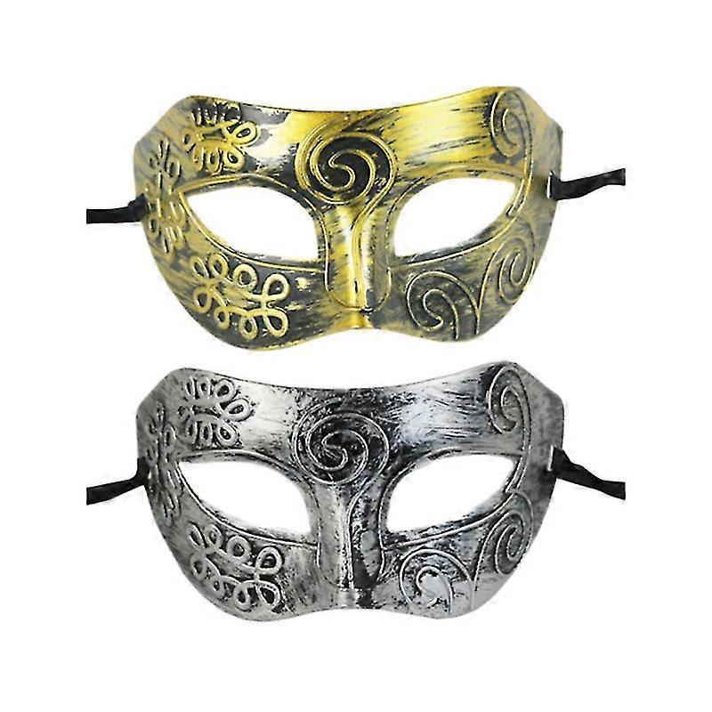 2pcs Men's Mask Masquerade