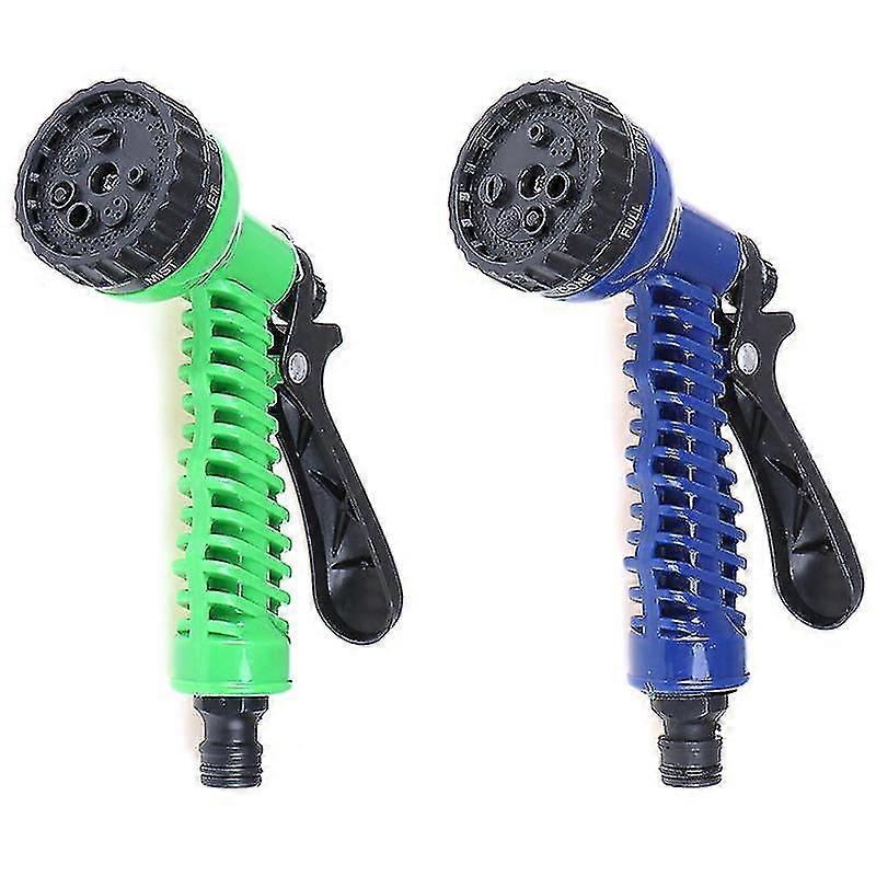7 Function Garden Spray Hose Nozzle Water Sprayer Hoselock Gun With Soft Grip