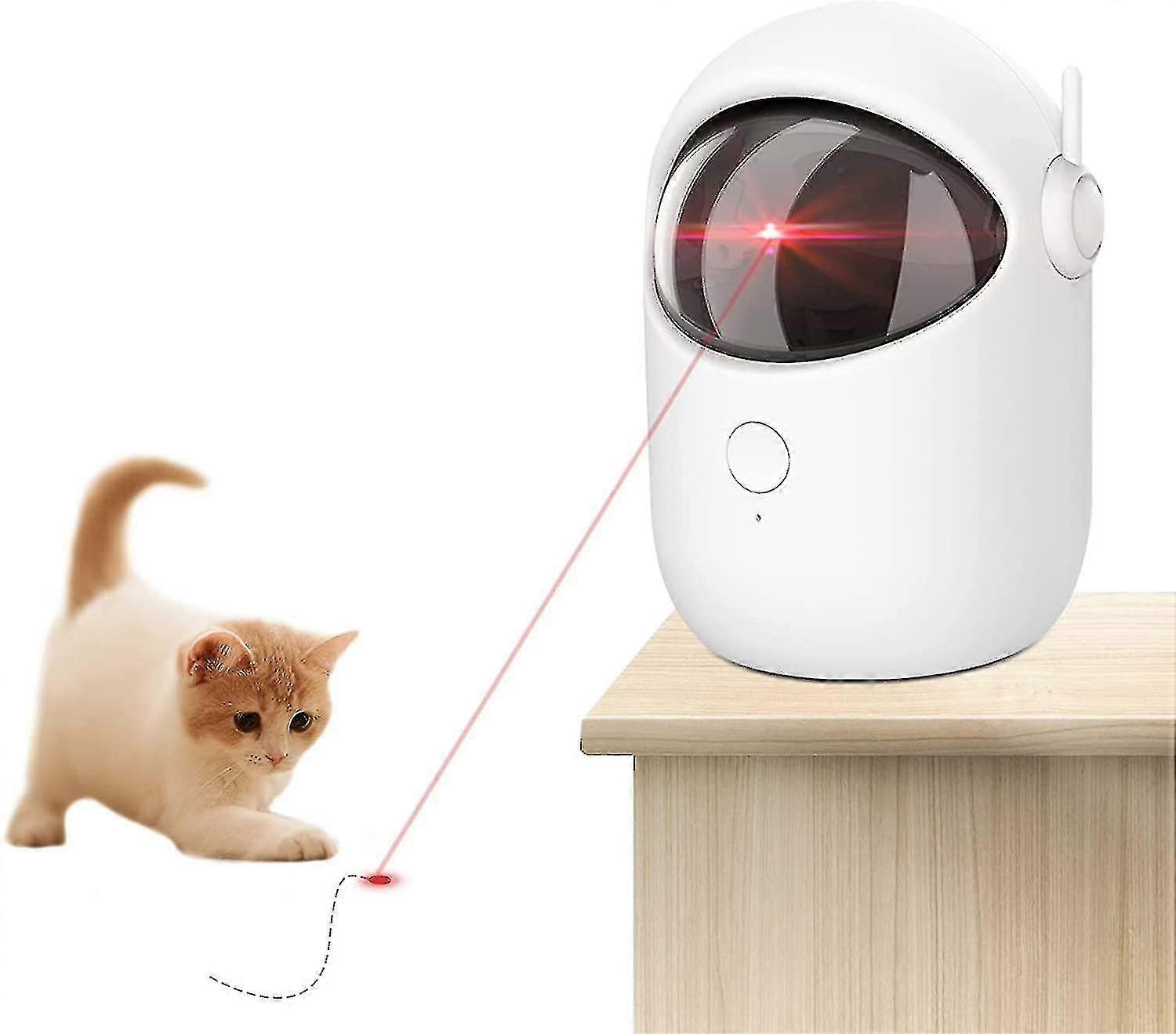 Automatic Interactive Cat Toys With 3 Modes&usb Charging, Fast/slow Mode