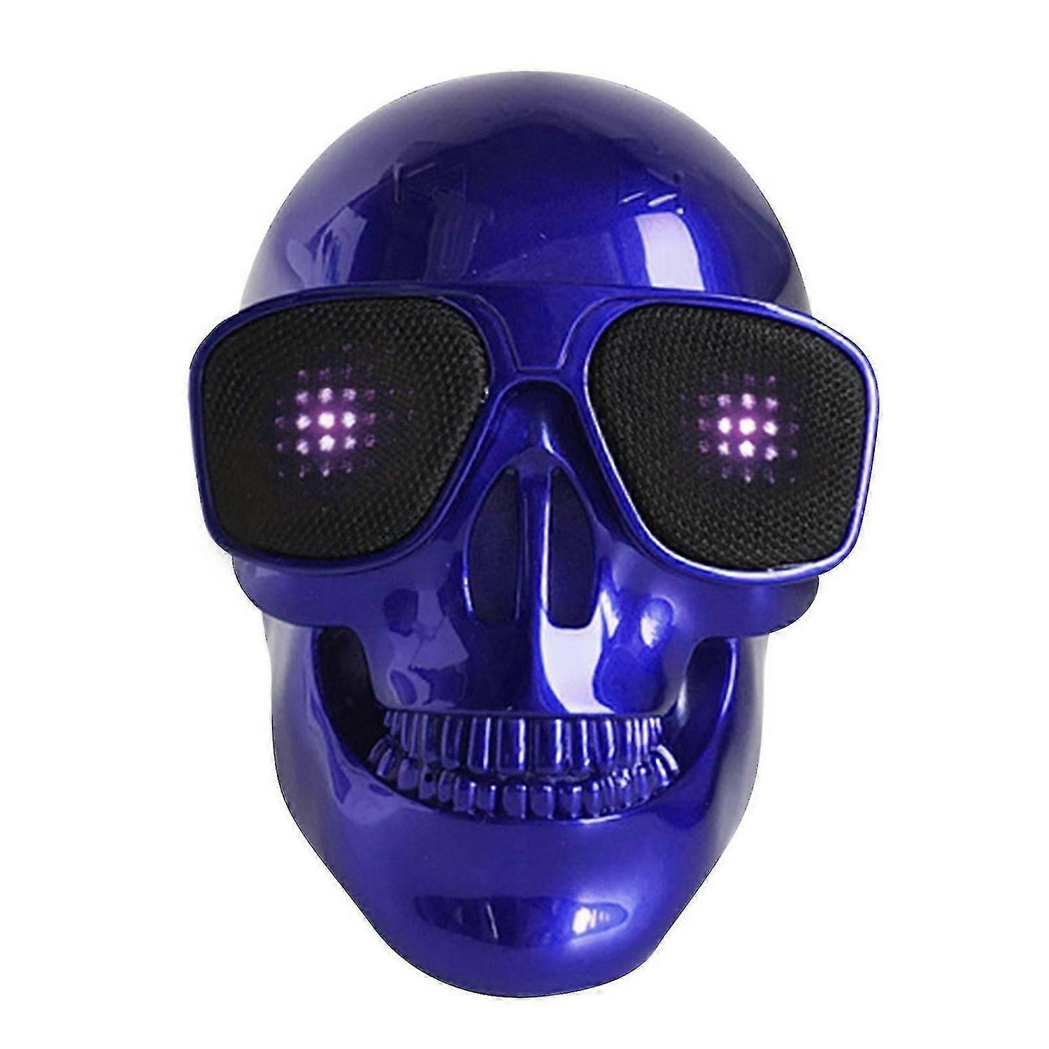 Portable Skeleton Skull Bluetooth Wireless Speaker 5w Bt4.0 Fm Radio Halloween Wireless Speaker - JA