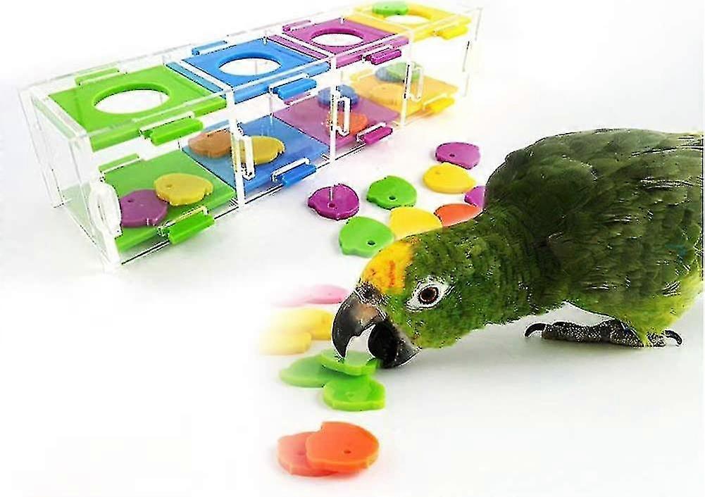 Toys For Birds, Colorful Toys For Parrots Intelligence Interesting Training For Birds, Interactive Puzzle Game For Parrots, Birds, Parakeet, Cockatoo