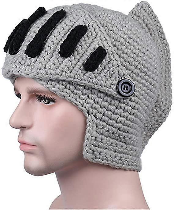 Roman knight helmet knitting hat