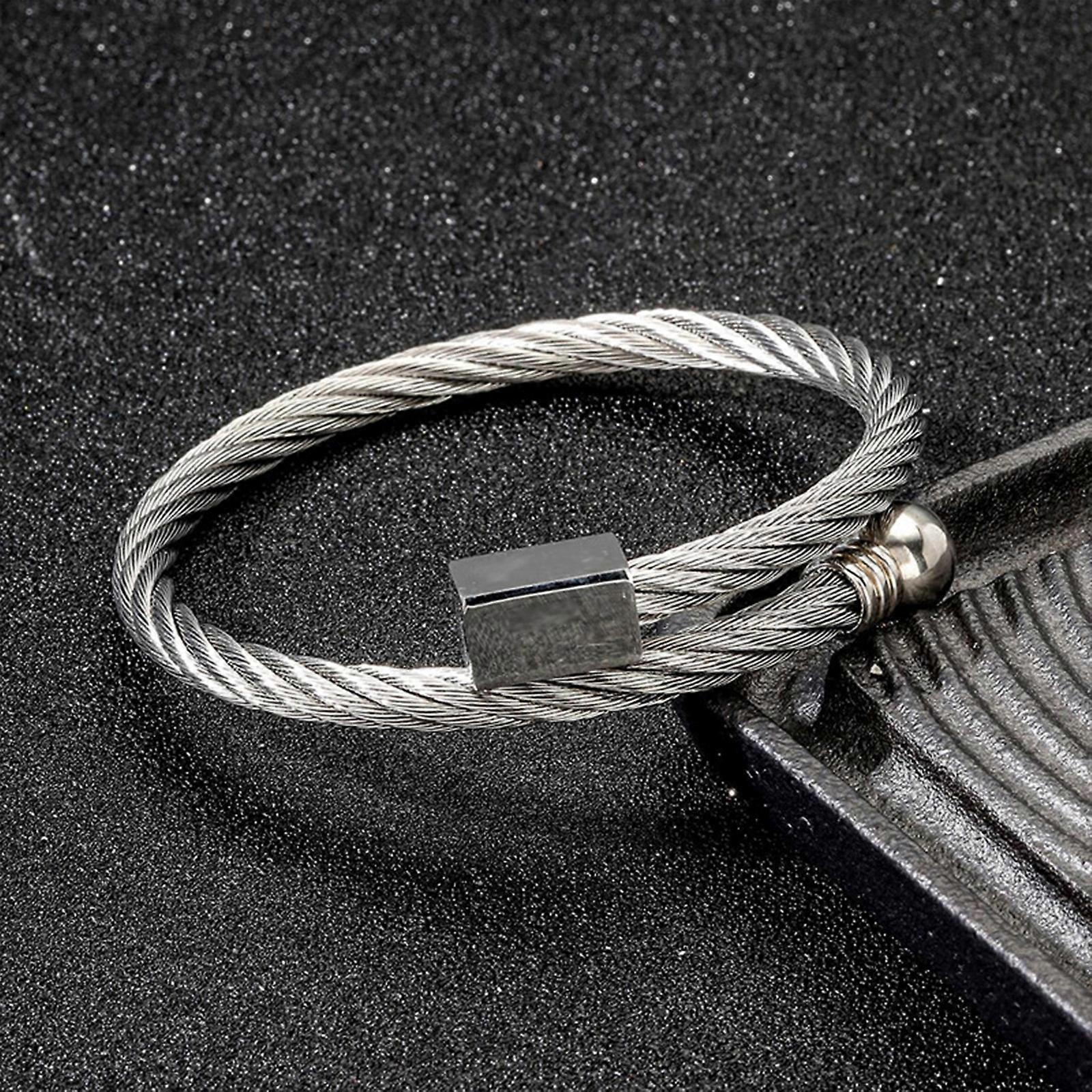 Titaniumion Osimium Bangle,Titanium Ion Osimium Bangle, Titanium Ion Open Adjustable Bracelet, Gifts for Birthday and Valentine's Day