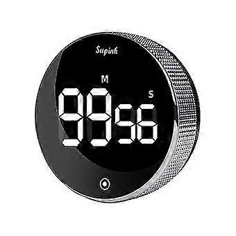 Digital LED Timer Manual Countdown Alarm Clock Magnetic Stopwatch Shower Timer