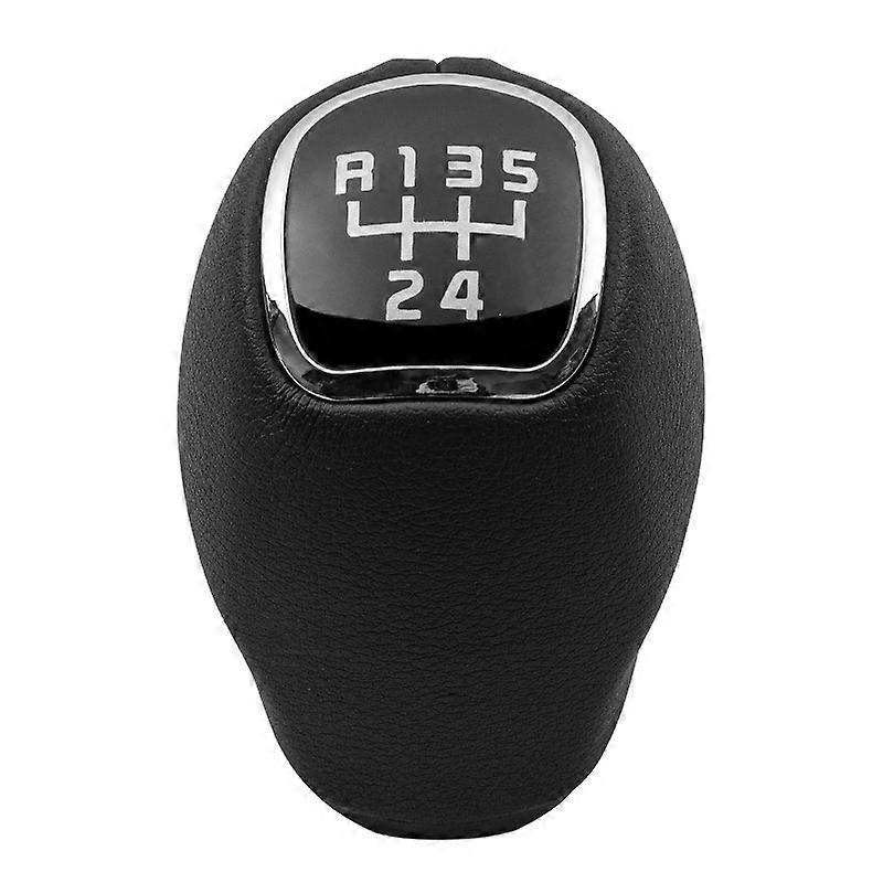 Leather Gear Shift Knob Lever Shifter Handball For Kia RIo Pride RIO 5 2012 2013 2014 2015 Car Styling Accessories-5 Speed