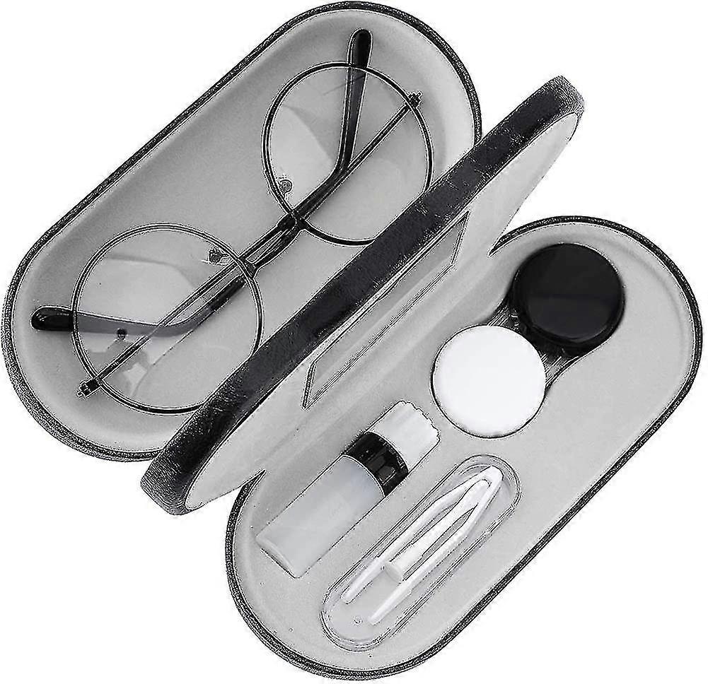 Double Layer Glasses Case, 2 In 1 Sunglasses Box, Portable Travel