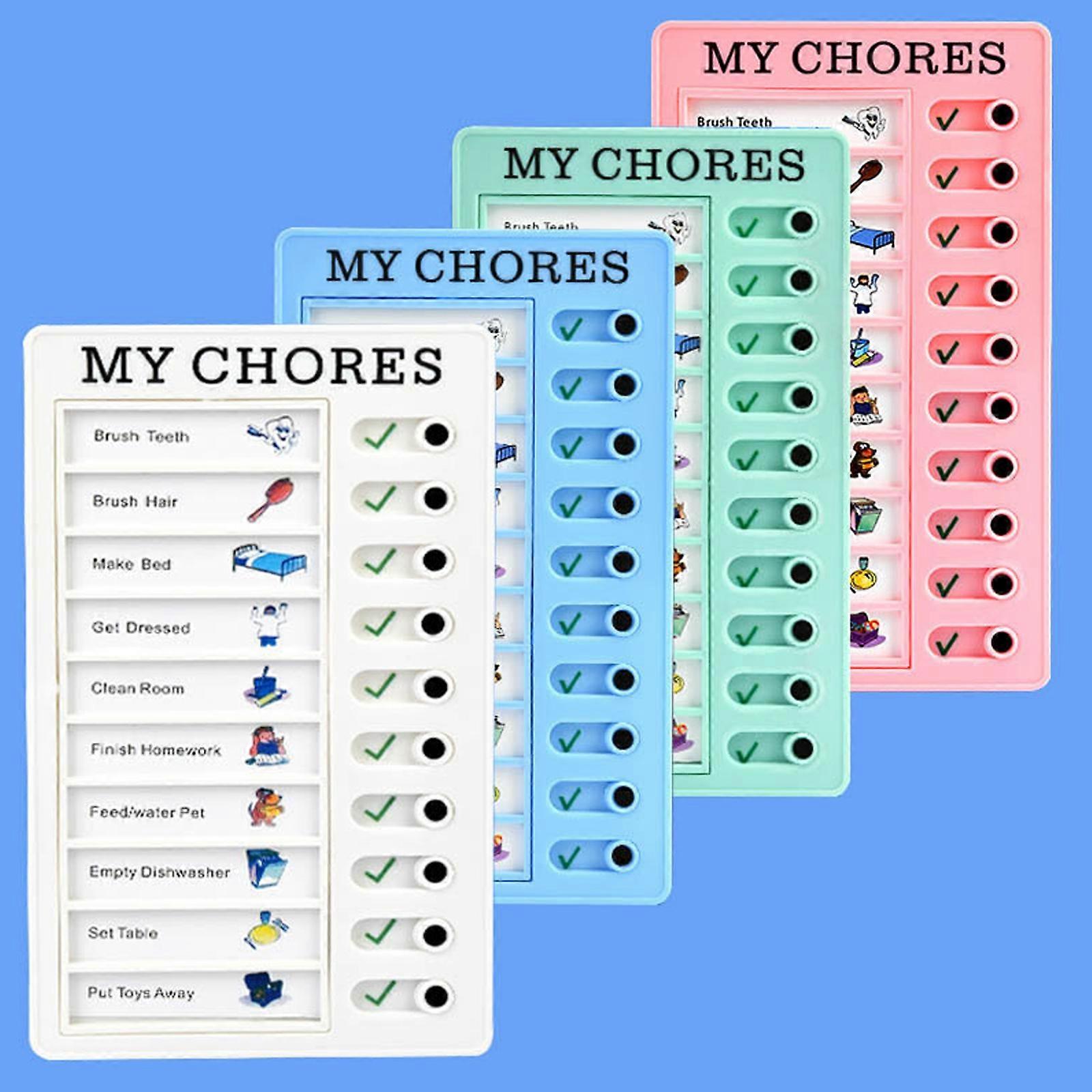 Promotion-Memo Plastic Board Chore Chart Reusable RV Checklist My Chores Elder Notes Car