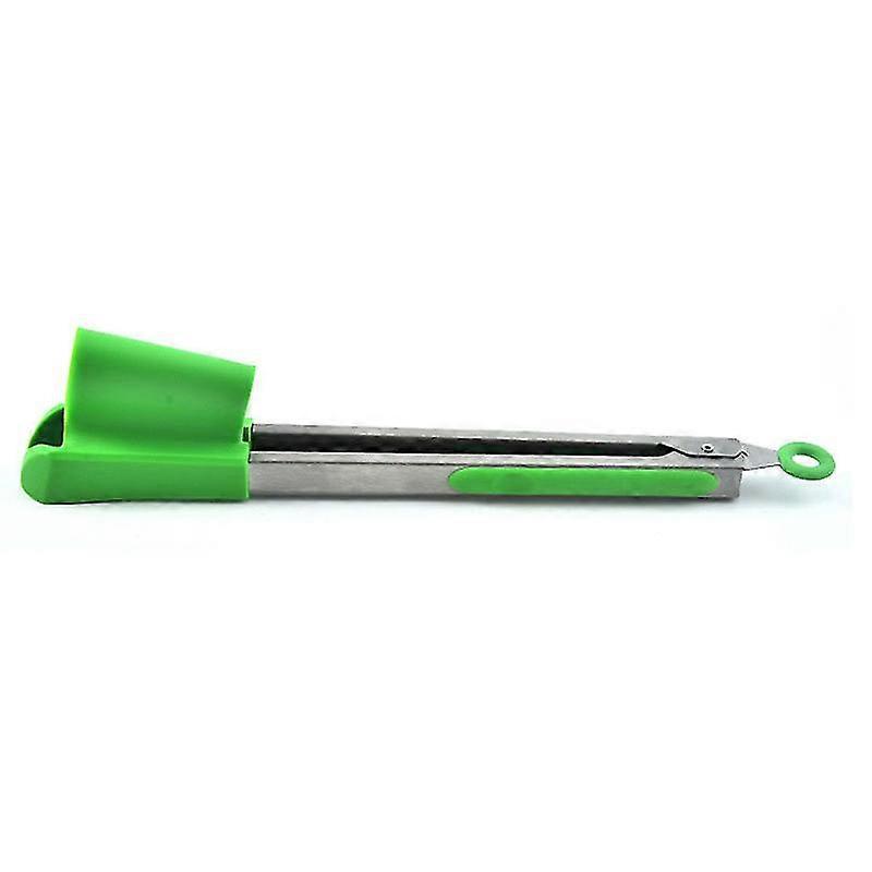 2 in 1 Clever Spatula Tongs Kitchen Tools Food Non Stick Heat Resistance