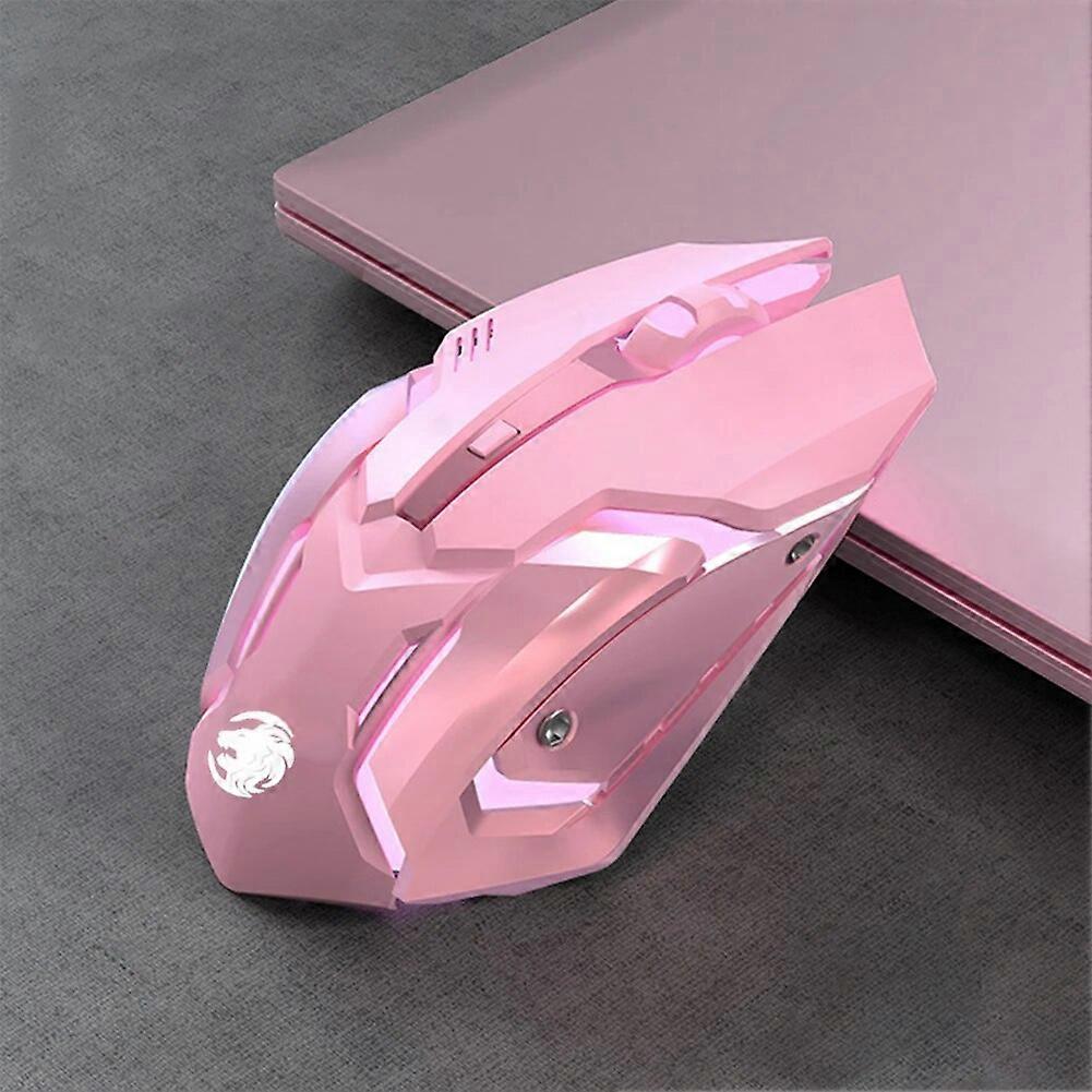 2.4G Wireless Bluetooth Silent Mute Gaming Mouse 1600DPI Optical LED Backlit USB Rechargeable Mice 6Buttons Design For PC Laptop Mice & Trackballs