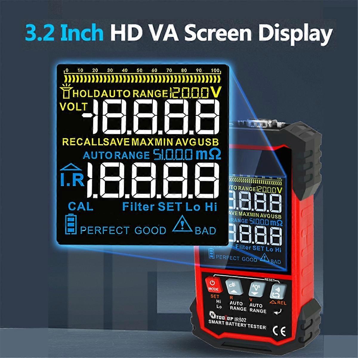 IR500 Battery Internal Resistance Tester 500 High Precision Calibratable for Electric Car Electromobile