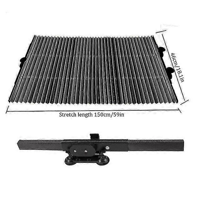 Car Windshield Sun Shade Retractable Automatic Front Window Sunshade Suction Cup Heat Insulation Curtains For Car Accessories