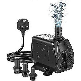60w Pompa zatapialna, 800gph 3000l / h Ultra-cicha pompa wody fontannowej, odłączana i czyszczona pompa wymienna pompy wodnej do fontann dla zwierząt domowych, Hydropon